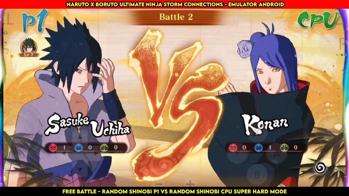 Sasuke Uchiha VS Konan - Naruto Storm Connections Android gameplay