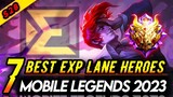 7 BEST EXP LANE HEROES 2023 | Mobile Legends Best Hero