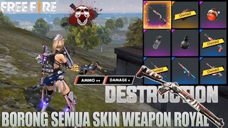 WEAPON ROYALE TERBARU - SKIN SHOTGUN DESTRUCTION AMMO ++ JADI ENGGAK PERLU RELOAD! FREE FIRE