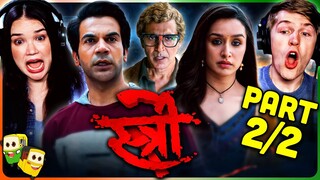 Part 2/2 - STREE 2 Movie Reaction! | Rajkummar Rao | Shraddha Kapoor | Pankaj Tripathi |Akshay Kumar