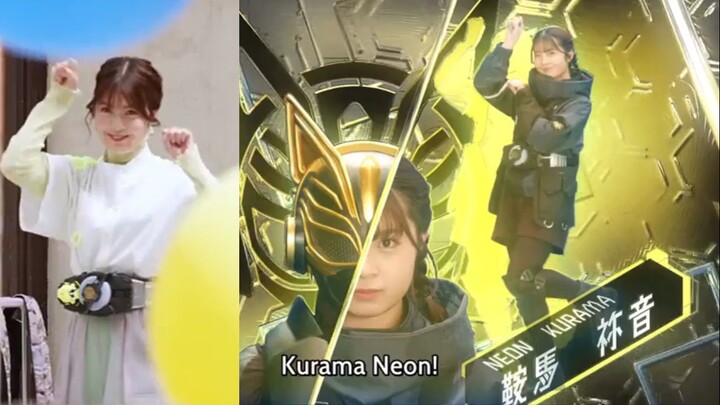 Cute Henshin Pose Neon Kurama Kamen Rider Na-Go