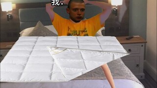 当我关灯睡觉时