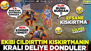 BU EKİP’İ BİRBİRİNE KATTIM KIŞKIRTMANIN KRALI DELİYE DÖNDÜLER! 🤣  | PUBG MOBILE