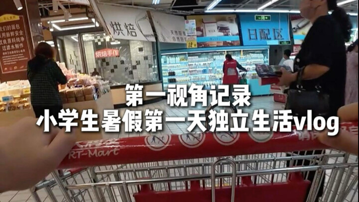 يوم الإجازة الأول في العطلة الصيفية لطفل المدرسة الابتدائية | تسجيل من منظور الشخص الأول: طفل ابتدائ