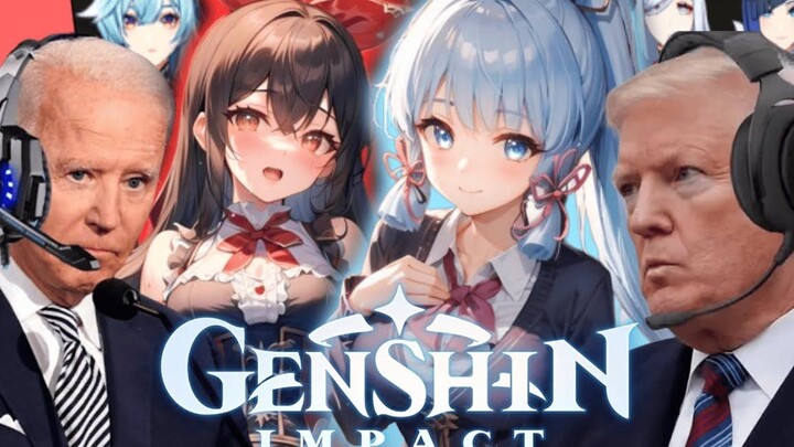 [Chinese-English] U.S. President Discusses Genshin Impact “Wives”