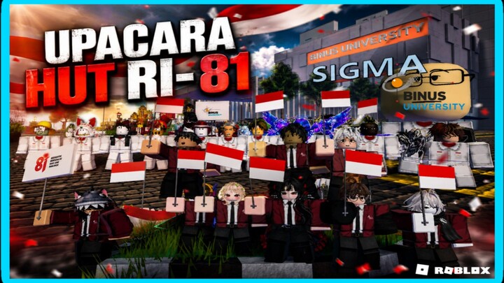 UPACARA HUT RI KE 81 BINUS UNIVERSITY | ROBLOX INDONESIA