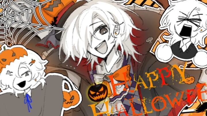 【ออกแบบเอง/OC】Lonely Halloween 【เขียนด้วยลายมือ】