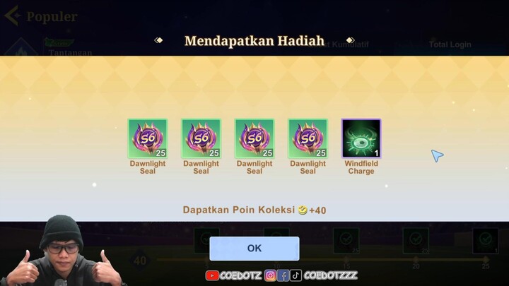 Cara Klaim & Review Efek Penempatan Winfield Charge Magic Chess Go:Go