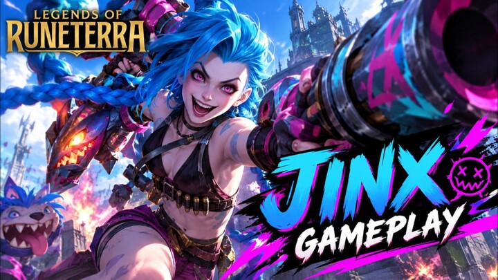 Legends of Runtera Jinx game play.