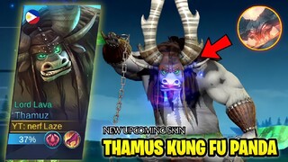 New Skin Thamus Kungfu Panda "General Kai" Script Skin - Mobile Legends