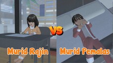 MURID RAJIN VS MURID PEMALAS || DRAMA SAKURA SCHOOL SIMULATOR