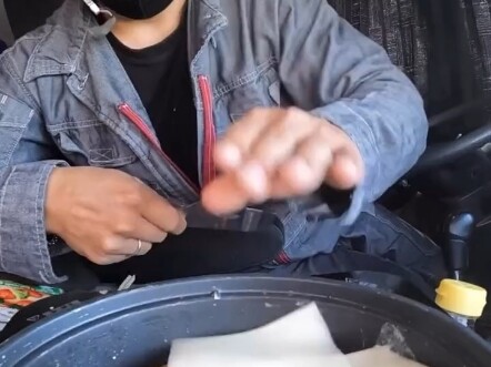 日本卡车司机的午餐