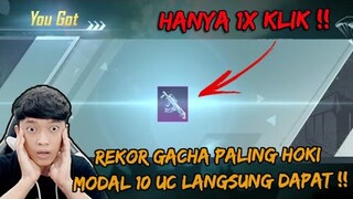 REKOR GACHA SKIN PALING HOKI MODAL HANYA 10 UC LANGSUNG DAPAT DENGAN 1X KLIK !! - PUBG MOBILE