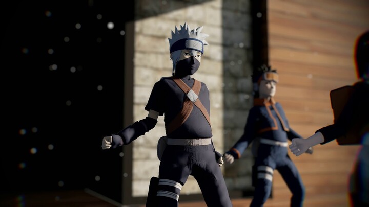 mmd • k$sha die young • kakashi obito rin • naruto