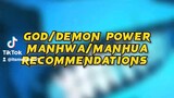 GOD/DEMON 😈 POWER MANHWA/MANHUA ✨ RECOMMENDATIONS 💯 WITH OVERPOWERED MC