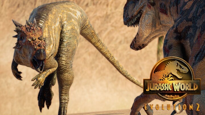 Atrociraptor fights Dracorex - Jurassic World Evolution 2 | Prehistoric Life [4K]
