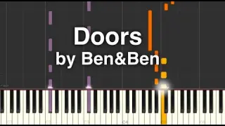 Doors by Ben&Ben Piano Synthesia Intermediate Piano Toturial with sheet music