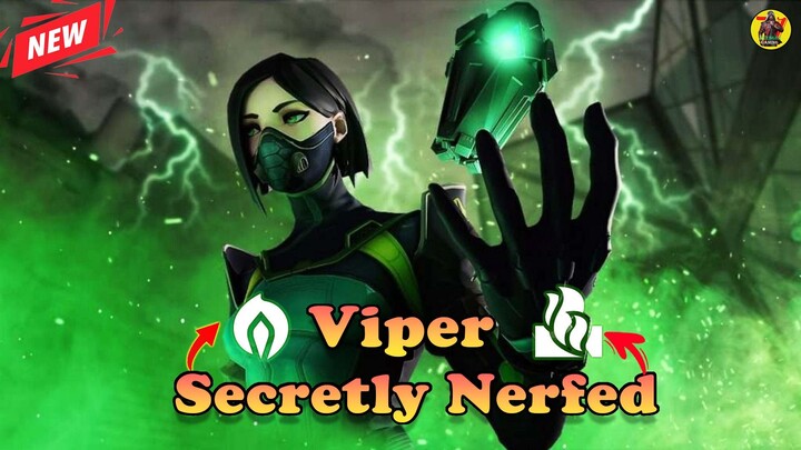 Valorant Viper Secretly Nerfed | Valorant Ptach 8.05 | Valorant Updates | @AvengerGaming71
