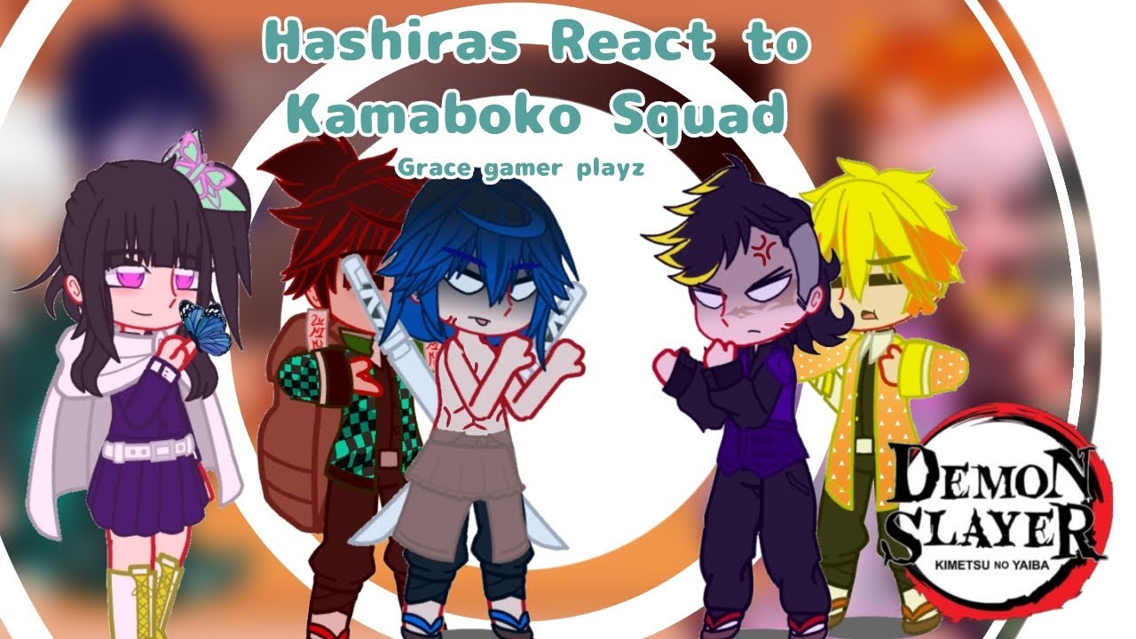 aqui os hashiras e o kamaboko squad e os luas superiores vão