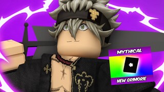 MEU JOGO DE BLACK CLOVER NO ROBLOX ATUALIZOU E CHEGOU O NOVO GRIMÓRIO! (FIZ UM X1 DE GRIMÓRIOS)
