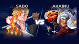 WHAT IF SABO VS AKAINU WHO WILL  WIN??😱💥 [ONE PIECE] |PINOY FUNNY DUB 😂🤣