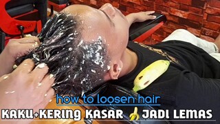 Rambut kaku + kering + kasar ‼️ jadi lemas