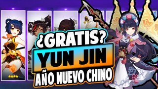 ¡YUN JIN PODRIA SER GRATIS! REGALO AÑO NUEVO CHINO ✨ Personaje 4 ★ Gratis | Genshin Impact Español