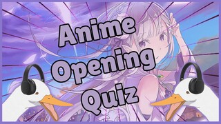 Anime Opening Quiz - 50 Openings