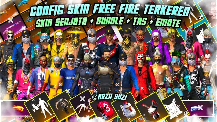 CONFIG VVIP FREE FIRE‼️SKIN BUNDLE & SENJATA FULL SETELAH UPDATE‼️CONFIG VVIP V70 | ARZIIYUZI