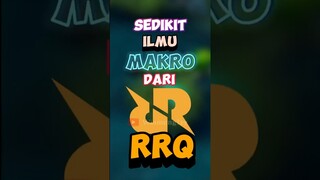 Sedikit ilmu makro nih dari tim RRQ #contentcreatormlbb #wiamungtzy #rrqhoshi #rrq