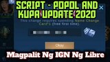 HOW TO CHANGE MOBILE LEGENDS IGN USING SCRIPT FOR FREE!