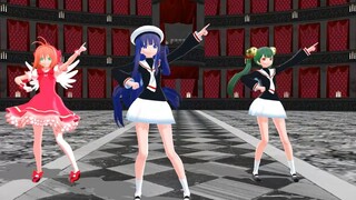 【mmdccさくら】木之本桜・大道寺知世・李苺鈴でex-girl