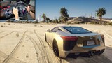 Lexus LFA | Realistic Sound 🔥 - GTA 5 | Logitech g29 gameplay
