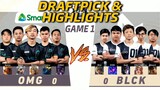 OMG vs BLCK Game 1 Highlights | (FILIPINO) #MPL-PH S8 Playoffs Day 2