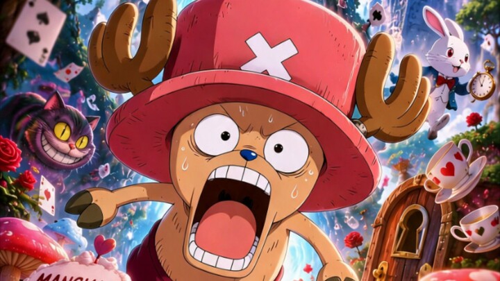 Tony Tony chopper Wonderland dispositivo H2O h non è ufficiale e una macchia finta creato da H2O non