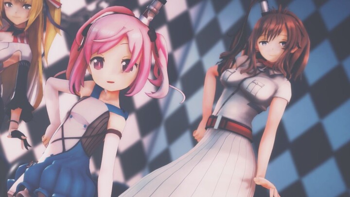 [MMD Azur Lane x Blue Oath x Kapal C] Beri aku x Beri aku [File & Saratoga & Gaga] 1080p60