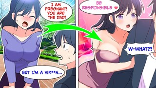 A Rich Hot Girl Tells Me I Am The Baby's Dad Although I Am Still A Vir**n (Animated Manga|Comic Dub)