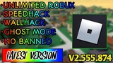 NOVO MOD MENU DO ROBLOX ( ATUALIZADO )GHOST,SPEED,ROBUX INFINITO