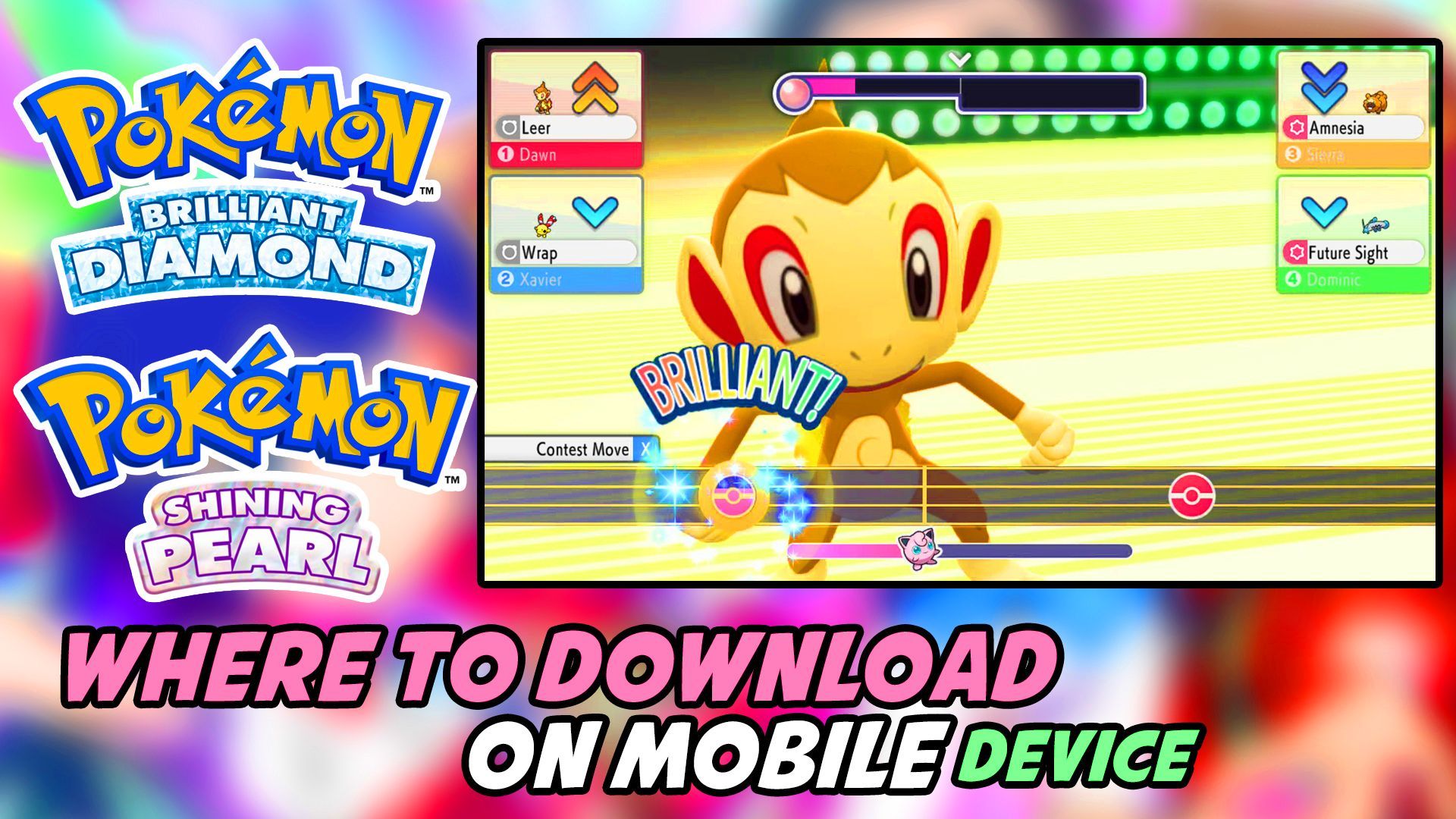 Download Pokemon Brilliant Diamond & Shining Pearl iPhone Version