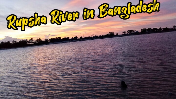 Rupsha River in Bangladesh || Journey by boat 💝💝