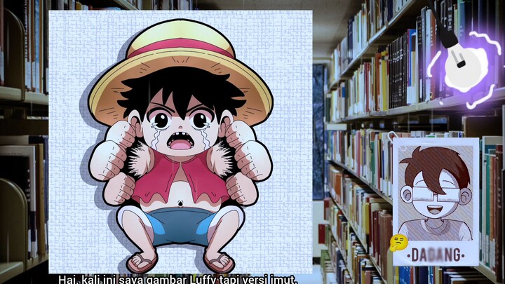 Menggambar Karakter Luffy Yg Imut