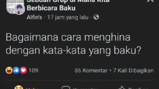 warga efbi : menghina dengan kata baku💀