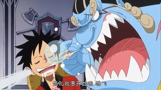 老甚平终于体会到当草帽团船员的辛苦之处了！