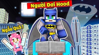 REDHOOD THỬ THÁCH 24GIỜ LÀM NGƯỜI DƠI CỨU MỀU KHỎI JOKER TRONG MINECRAFT*1 NGÀY REDHOOD LÀM ANH HÙNG