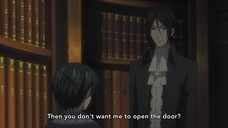 Sebastian teasing Ciel