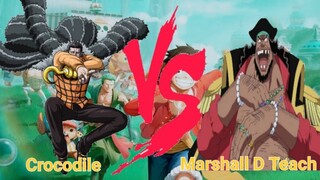 TOEI Bagi Hero Gratis || Langsung Tes Crocodile VS Marshall D Teach  Review Game Play