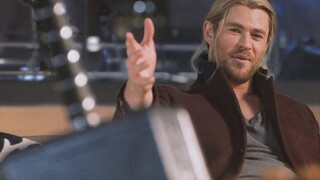 Thor: Didn't my father cast spells on this hammer? How can you lift it up?