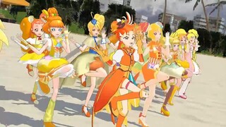 【mmdプリキュア】黄色キュアでwatch me