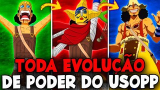 ANTES E DEPOIS DO USOPP EM ONE PIECE - TODA EVOLUÇÃO DE PODER DO GOD USOPP EM ONE PIECE