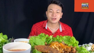 Ăn và thưởng thức món ba chỉ sốt mắm tỏi phần 5 #anngon